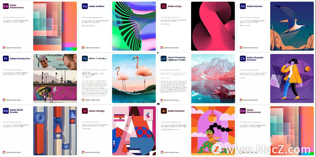 Adobe 2021全家桶合集，功能十分强大”