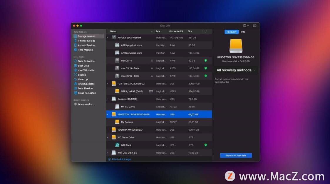 适用于macOS的Disk Drill更新了本地Apple Silicon Macs支持”
