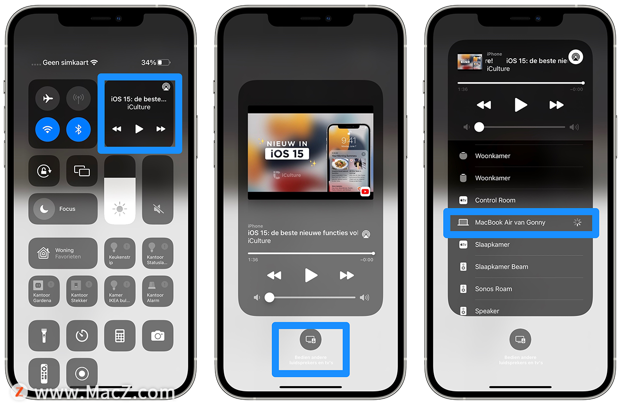如何将 Mac 用作 AirPlay 接收器？”