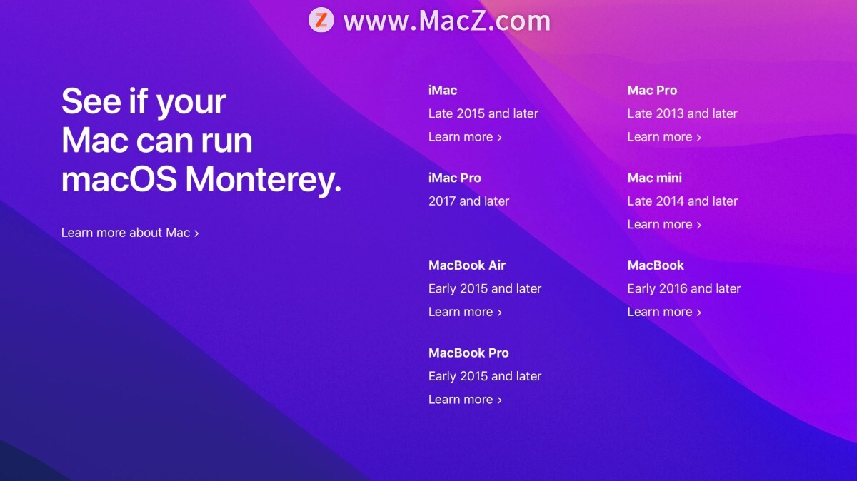 macOS 12 Monterey 开发者测试版免费下载及升级安装教程
