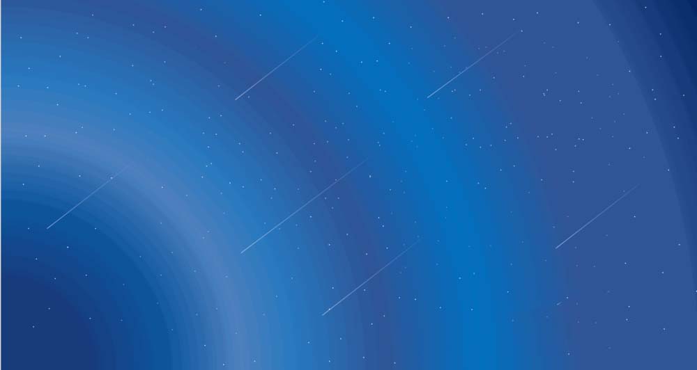 PPT怎么绘制静谧的星空背景图? ppt星空的画法”