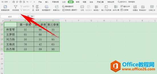WPS excel表格中的数据瞬间分类汇总”