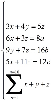 MathType大括号公式有空行怎么办