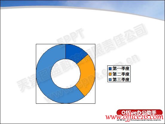PPT中制作三维圆环图的方法图解教程