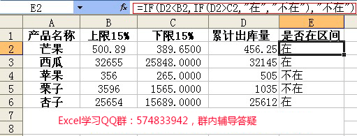 Excel if函数用法及实例”