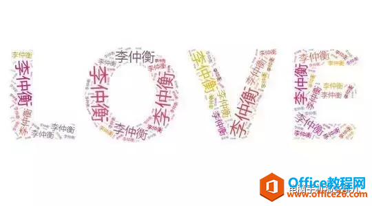 教你怎样1分钟快速做字云，表白装X两不误”