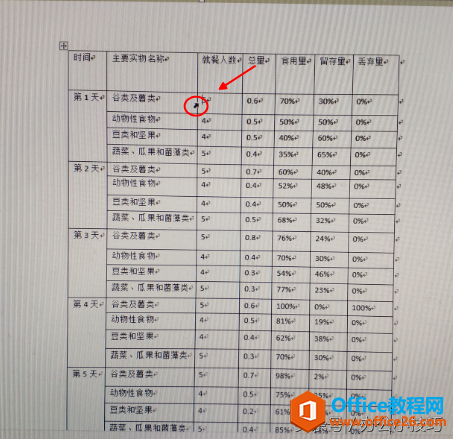 word表格中怎样移动单元格的边线”