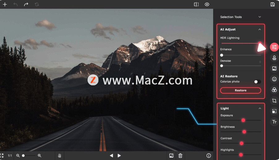 Movavi Picverse：适用于Mac的强大照片编辑器”