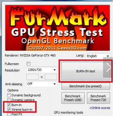 furmark烤机教程是什么？furmark正确的烤机教程分享