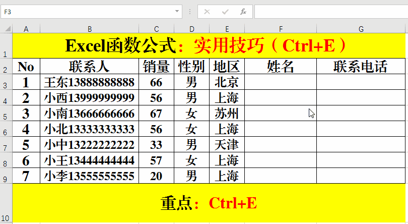 Excel函数公式：含金量超高的6大Excel实用技巧，必须掌握”
