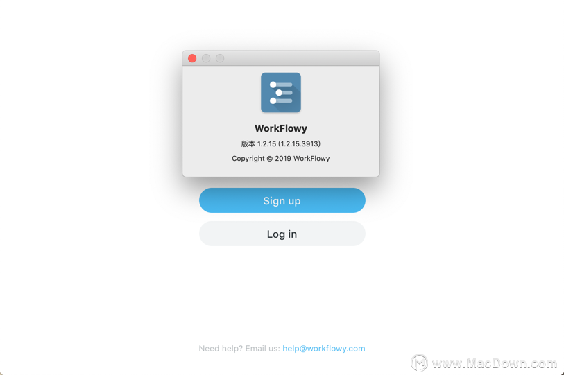 WorkFlowy for mac常见问题解答
