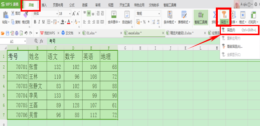 WPS表格如何运用筛选与高级筛选”