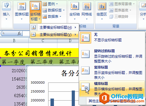 如何为excel图表添加坐标轴标题”
