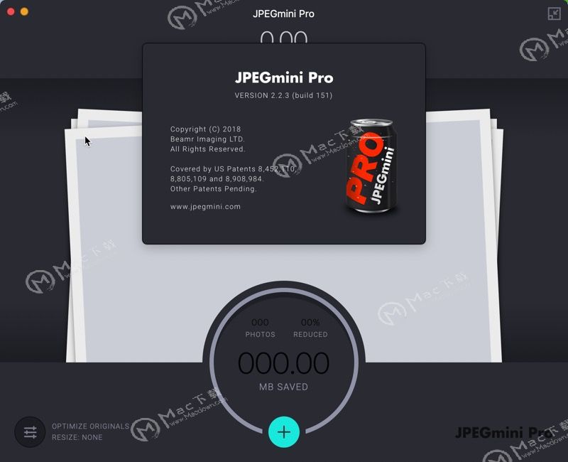 Mac上的jpg图片压缩软件：JPEGmini，让你的图片在线减肥！