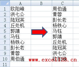 Excel中反转一列数据的几种方法详解”