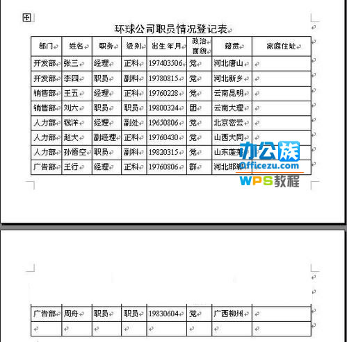 当WPS表格被分页到下一页时 如何保留标题和标题”