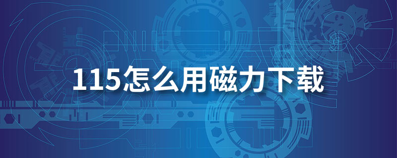 115怎么用磁力下载