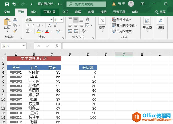 Excel 直方图分析图解