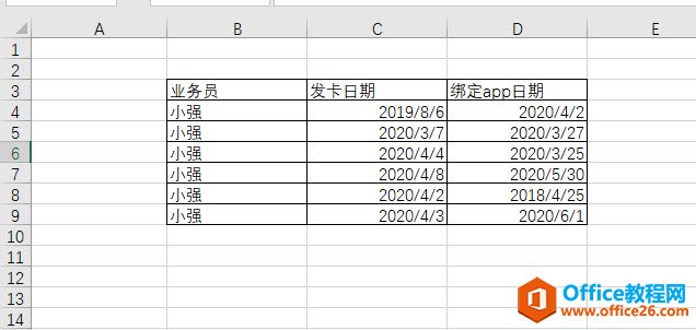 excel 如何判断发卡日期30天内绑定有效？”
