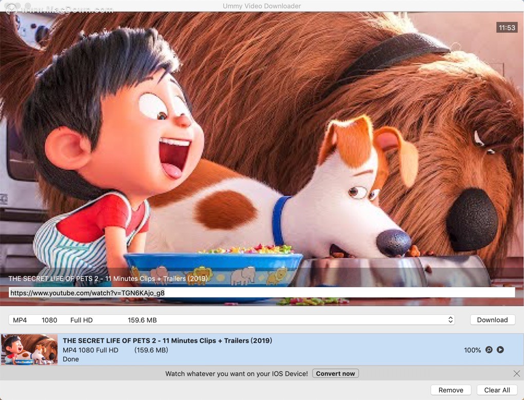 Mac视频下载器Ummy Video Downloader如何从YouTube下载音乐？”