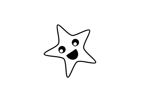 word怎么画简笔画小海星?”