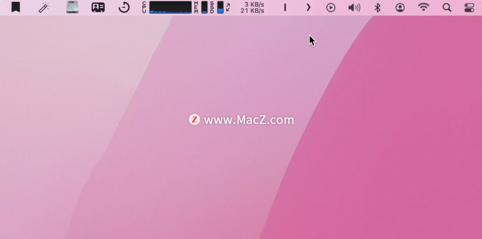 Hidden Bar mac 帮你收纳不常用的菜单栏项目”