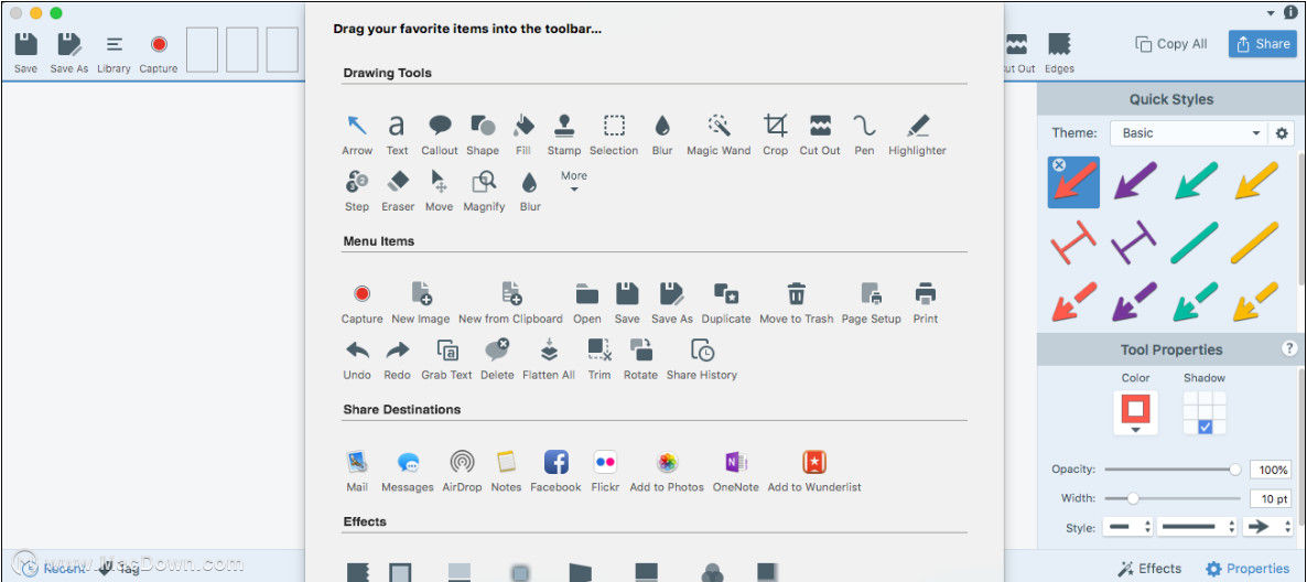 Snagit 2018 for Mac无法自定义工具栏解决方法