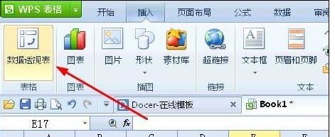如何用wps表格制作数据透视图