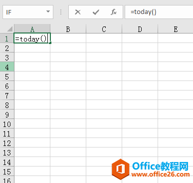 Excel中怎样能自动输入“今天”日期，不需要每天都输”