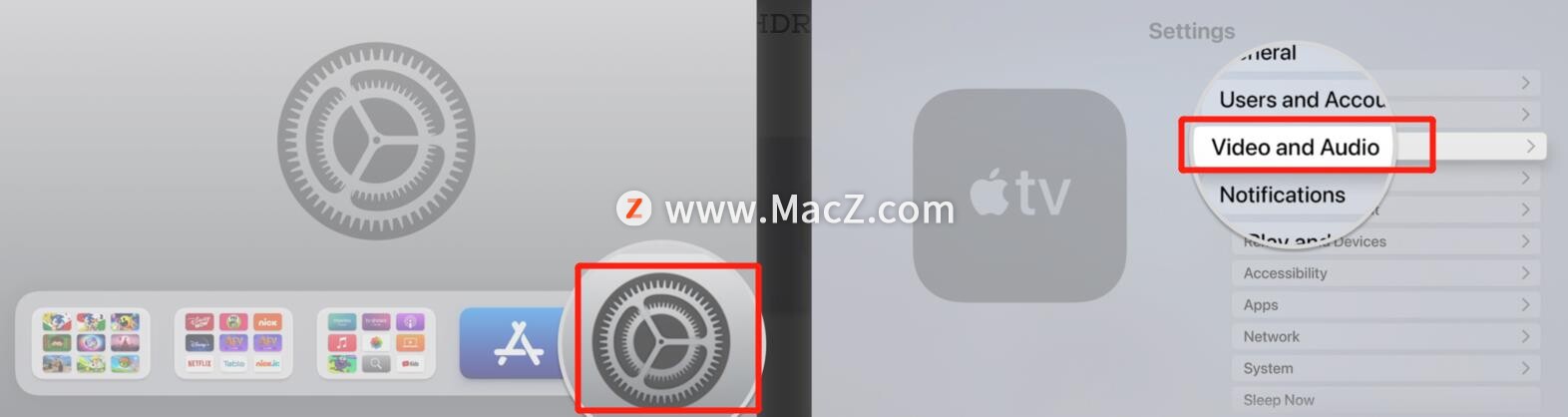 如何在Apple TV 4K上启用HDR?”