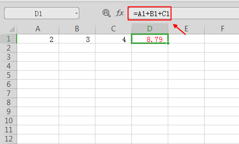 Excel中明明是求和，为什么计算结果与纸算结果不一样？”
