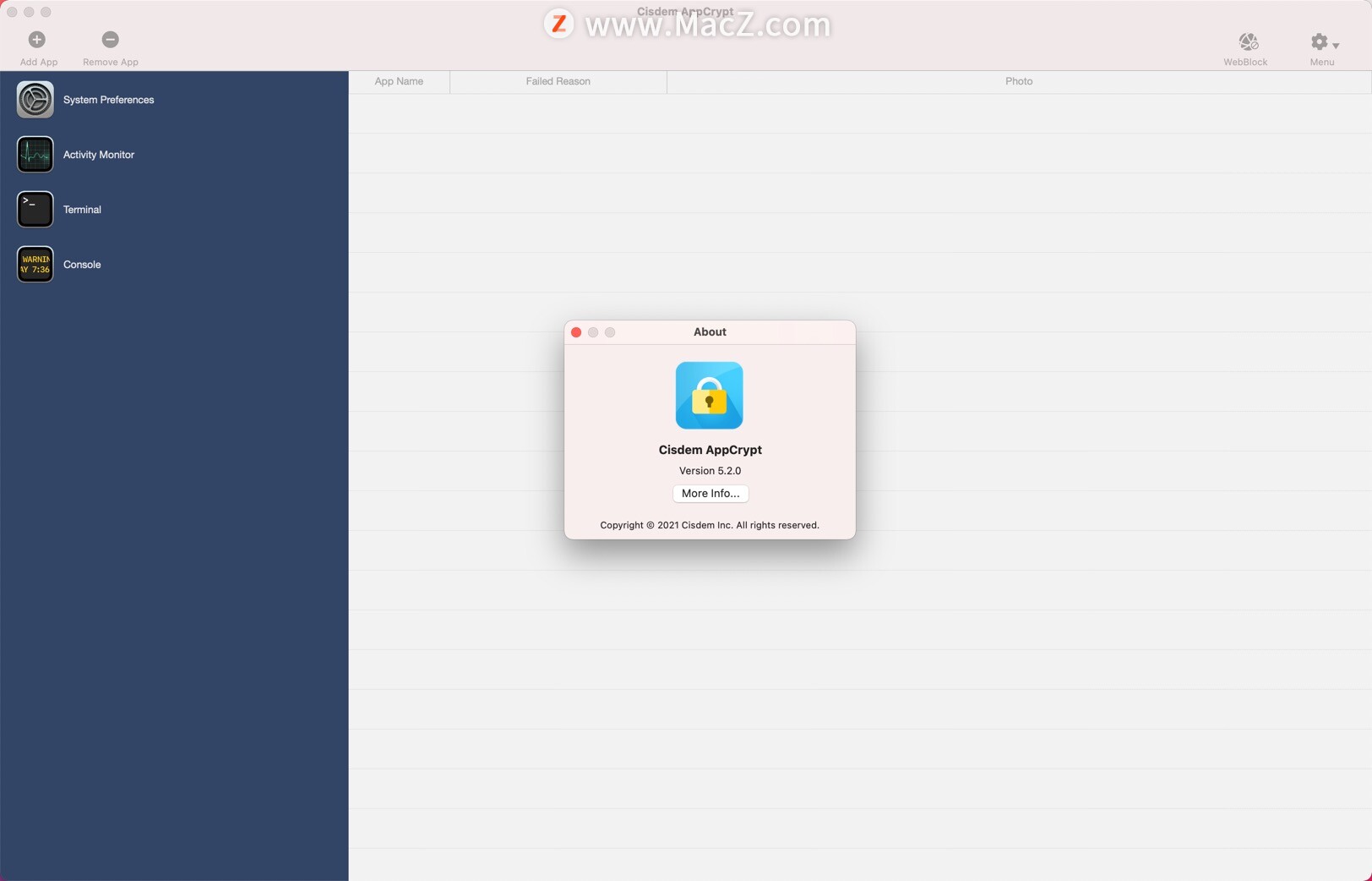 苹果Mac应用加密软件:Cisdem AppCrypt”