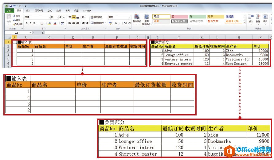 excel 如何利用 VLOOKUP函数应对检索范围中竖列顺序的变动状况”