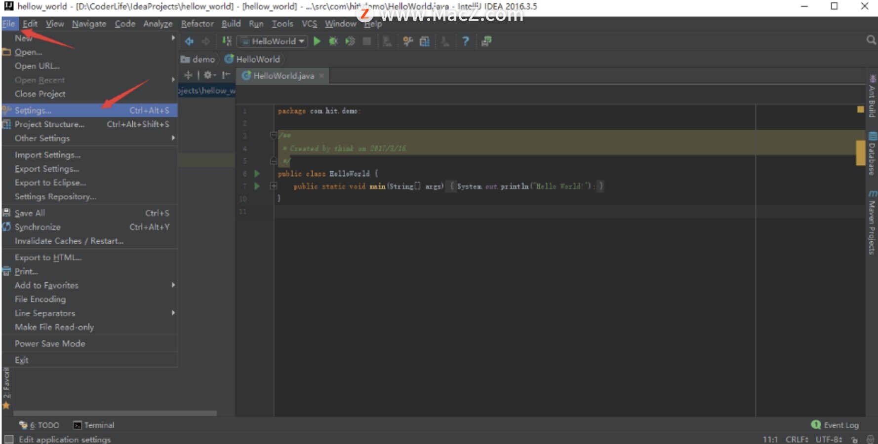 设置 IntelliJ IDEA 主题和字体的方法”