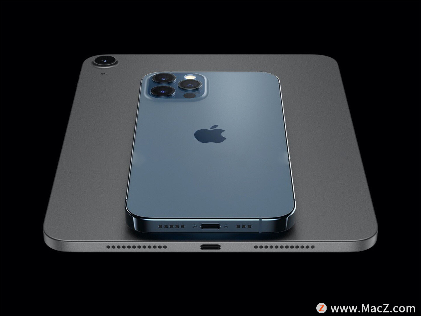 苹果 iPad mini 6 渲染图：缩小版 iPad Air 4”