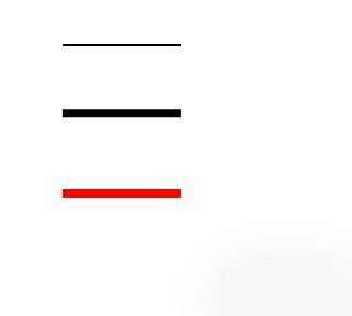 word如何画粗线并给线加颜色?”