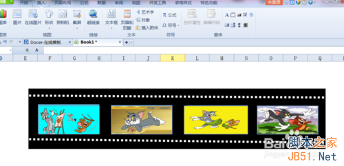 wps制作精美的电影胶片效果教程”