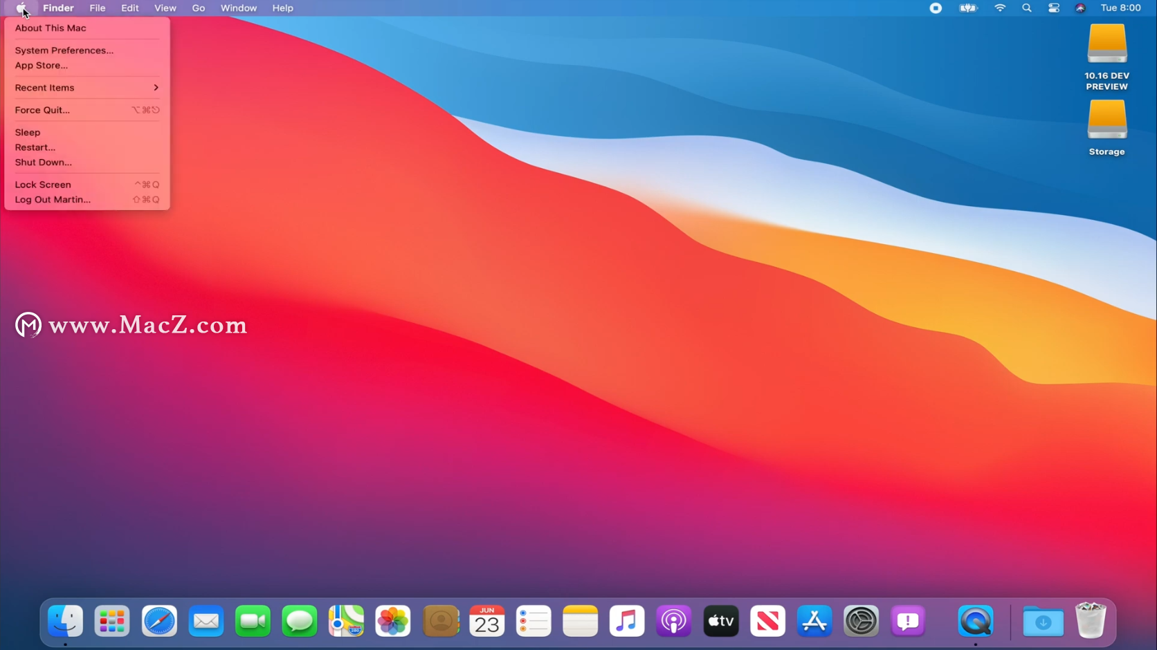 macOS Big Sur主要功能及白昼壁纸