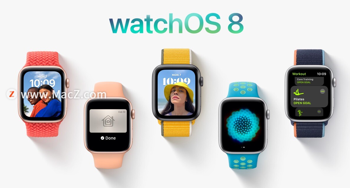 这些 Apple Watch 型号与 watchOS 8 兼容”