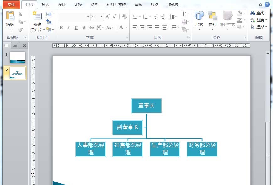 ppt怎么使用SmartArt创建结构图?”