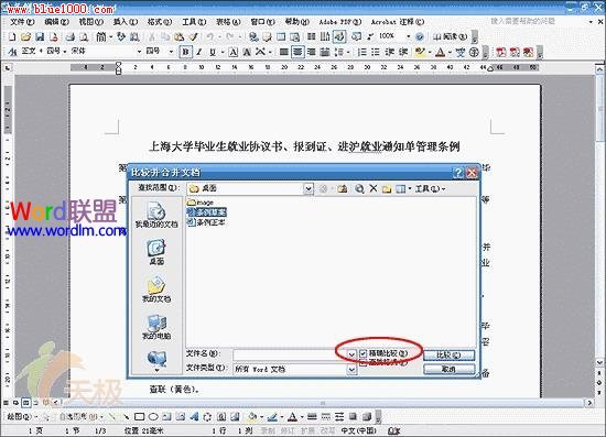 快速实现两个word文档的自动比对，找出多文档之间的差别”